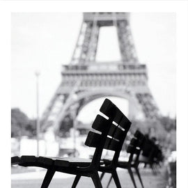 Eiffel Tower Black & White Canvas