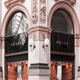 Prada Shop in Paris Canvas
