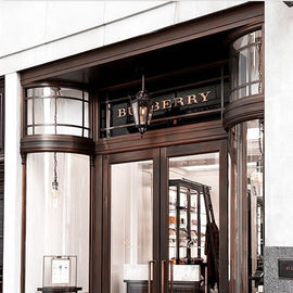 Burberry Shop Front in Paris Canvas