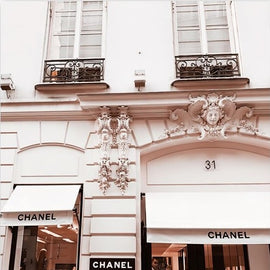 Chanel Shop Front in Paris Canvas