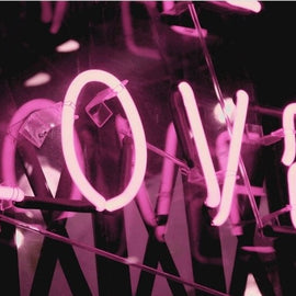Neon Love Sign Canvas