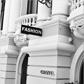 Chanel Fashion Shop Black & White Canvas