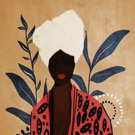 African Lady Canvas 2