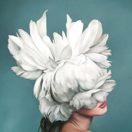 Floral Feather Woman 5