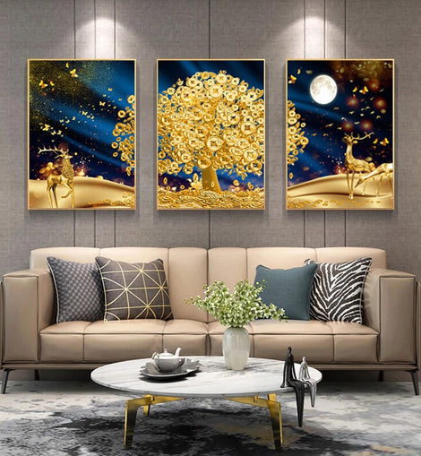 The Golden Tree Canvas