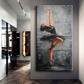 Art Ballet Dancer Canvas