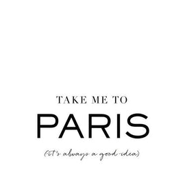 Take me to Paris Canvas