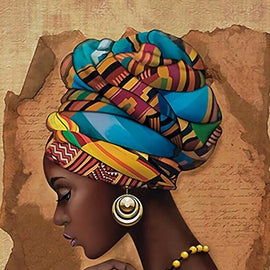 African Woman Canvas