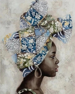 African Black Woman Abstract