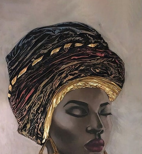 African Woman Canvas 2