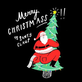 Santa Claus On The Christmas Tree