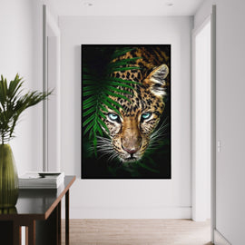 Cheetah in The Bushes Canvas 2