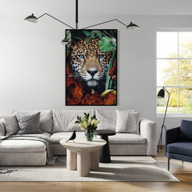 Cheetah in The Bushes Canvas