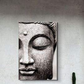 Silver Buddha Canvas 2
