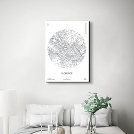Florence Map Canvas